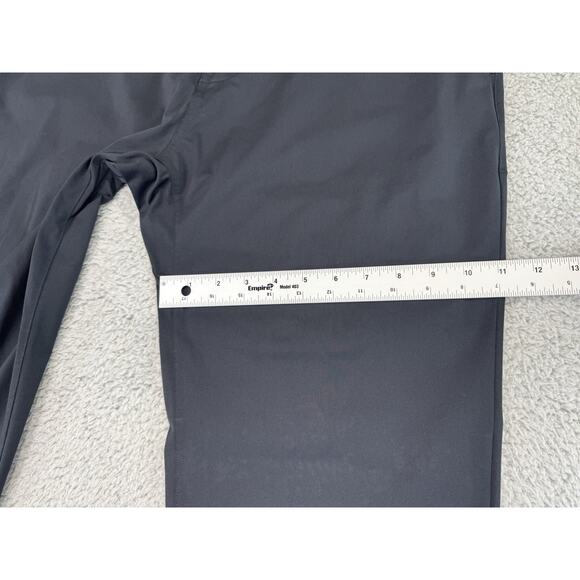 Rhone Pants Men's 35x28.5 Black Commuter Classic Performance Golf Travel Pockets - Picture 10 of 14